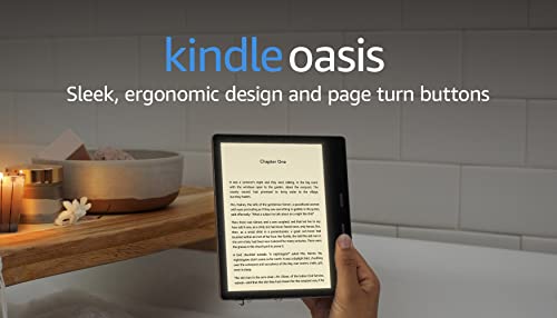 Kindle Oasis – With 7” display and page turn buttons