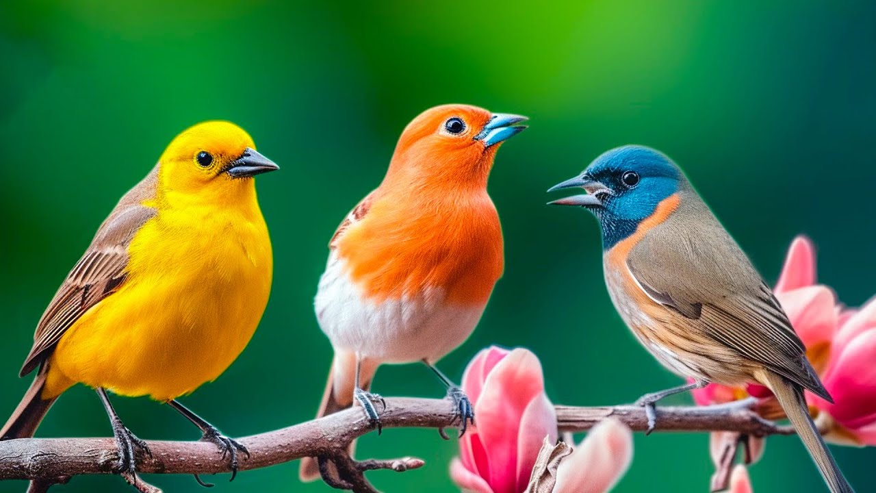 Beautiful Birds Melody 4K ~ Healing Music Absolute Stress Relief, Stop Anxiety, Depression #2