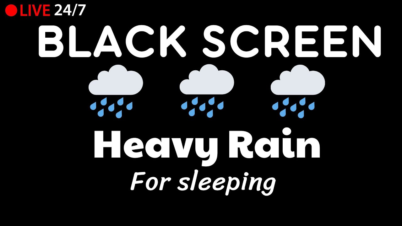 ? Heavy Rain & Brown Noise for the Ultimate Sleep, Study, Relax